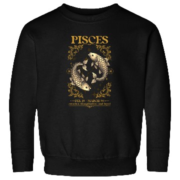Discover Pisces Zodiac Sign Sweatshirts