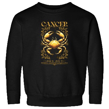 Discover Cancer Zodiac Sign Sweatshirts