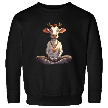 Discover Cow yoga Sweatshirts