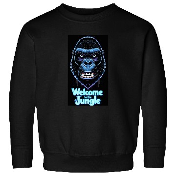 Discover Neon Gorilla Welcome to the Jungle Sweatshirts
