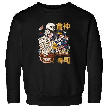 Discover Goth Skeleton Sweatshirts Japanese Sweatshirts Sushi
