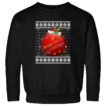 Discover Cricket Player Ugly Christmas Sweatshirts