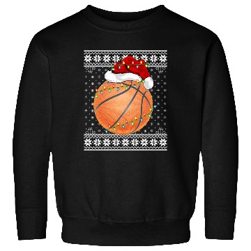 Discover Basketball Player Ugly Christmas Sweatshirts
