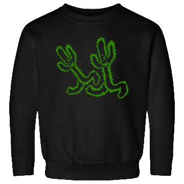 Discover 2 Happy Cacti Race Legs Run Fast Two Friends Team Sweatshirts