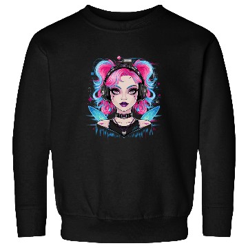 Discover Cute with Headphones for a Cat Owner Sweatshirts