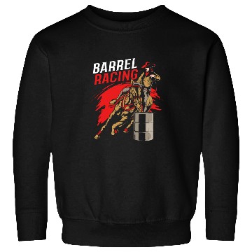Discover Horse Riding Cowgirl Barrel Racing Rodeo Sweatshirts