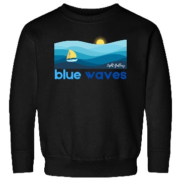 Discover Blue waves Sweatshirts