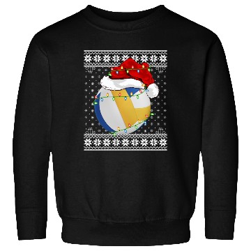 Discover Volleyball Player Ugly Christmas Sweatshirts