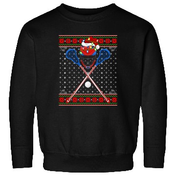 Discover Lacrosse Player Christmas Sweatshirts