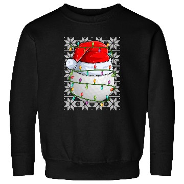 Discover Golf Christmas Lights Sweatshirts