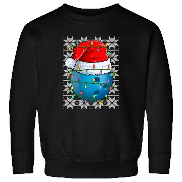 Discover Bowling Ball Christmas Lights Sweatshirts