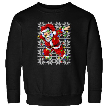 Discover Dabbing Santa Christmas Lights Sweatshirts
