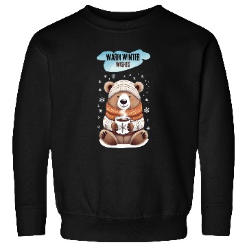 Discover Cozy Bear’s Warm Winter Wishes Sweatshirts