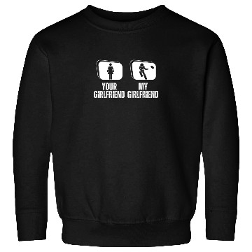 Discover Rugby Player Your Girlfriend My Girlfriend Proud Sweatshirts