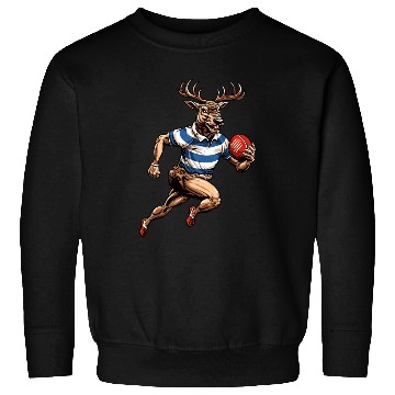 Discover Deer rugby player Sweatshirts