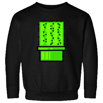 Discover Cactus Cacti Retro Video Game Pixel Flower Pot Sweatshirts