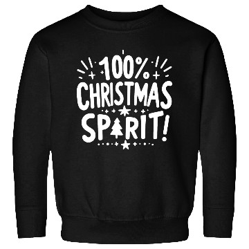 Discover 100% Christmas Spirit Sweatshirts