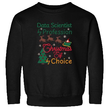 Discover Data Scientist Christmas Xmas Elf Sweatshirts