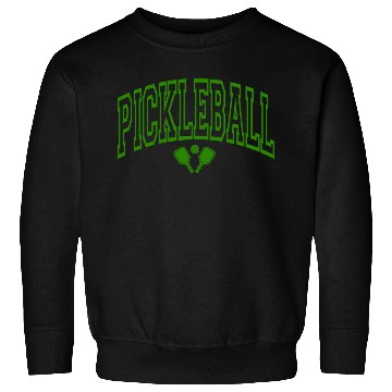 Discover Arch Style Pickleball design in Green Sweatshirts