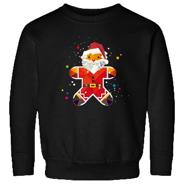 Discover Gingerbread man in Santa design-Creative Christmas Sweatshirts