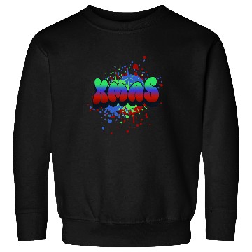 Discover Xmas - A Christmas Graffiti Design Sweatshirts