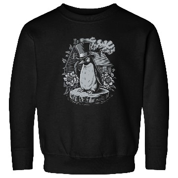 Discover Dark Cottagecore Penguin in Top Hat by House Sweatshirts