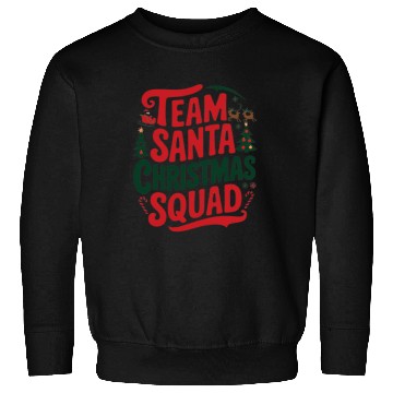 Discover Team Santa Christmas Squad Festive Holiday party Sweatshirts