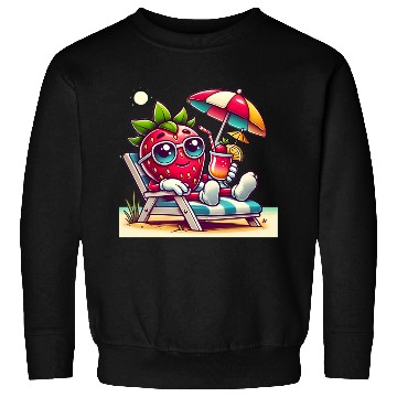 Discover Strawberry Sun Sweatshirts