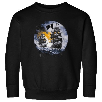Discover Pirate Boat, Pirates, Captain, Sailing Ship, Sweatshirts