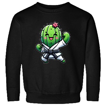Discover Cactus Cookie Cartoon Sweet Dessert Snack Sweatshirts
