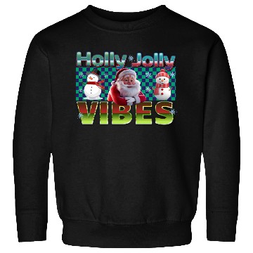 Discover Holly Jolly Vibes Christmas Design Sweatshirts