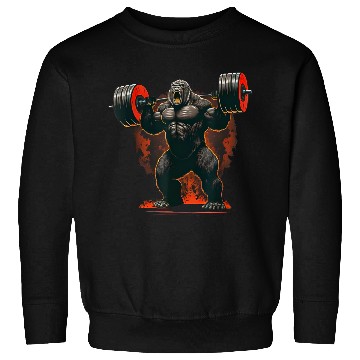 Discover NEW LIMITED Gorilla Gym Beast Workout Weights Sweatshirts