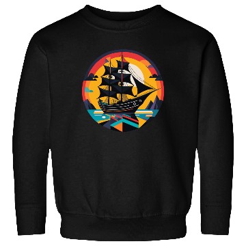 Discover Sailing Ship, Frigate, Boat Sweatshirts