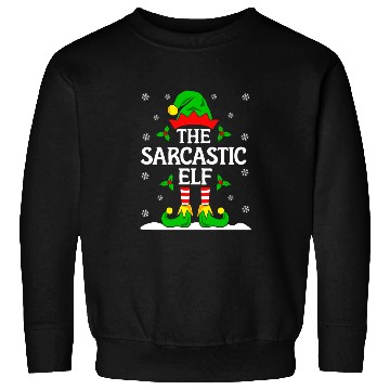 Discover Sarcastic Elf Funny Christmas Sweatshirts