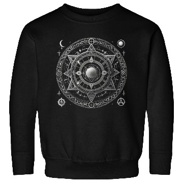 Discover Cosmic Mandala Design Sweatshirts