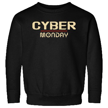 Discover Cyber Monday Sweatshirts Design Retro vintage