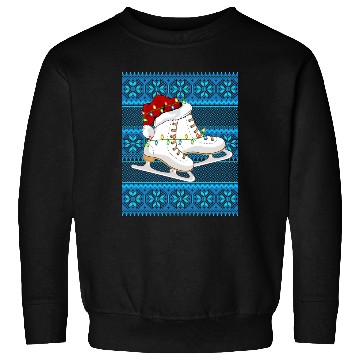 Discover Ice Skating Christmas Lights Sweatshirts