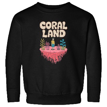 Discover Rainbow Coral Land Sweatshirts