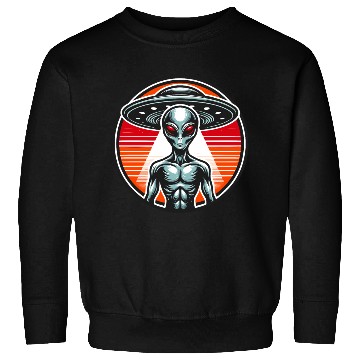 Discover Grey Alien on Mars Sweatshirts