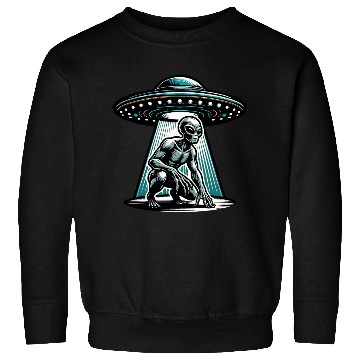 Discover Grey alien UFO Sweatshirts