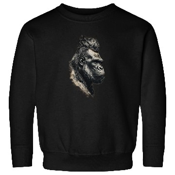 Discover KingKong gorilla's face Sweatshirts