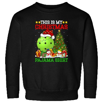 Discover Pickleball Christmas Tree Lights Sweatshirts