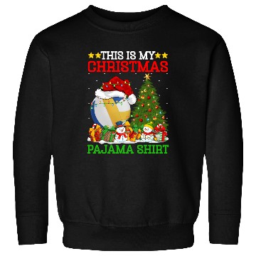 Discover Volleyball Christmas Tree Lights Sweatshirts