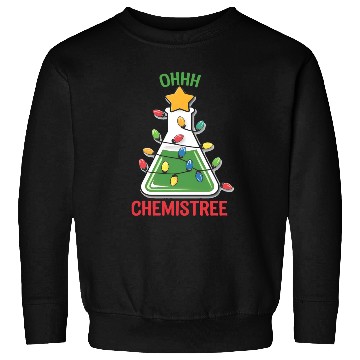 Discover Science Teacher Oh Chemistree Chemistry Christmas Sweatshirts