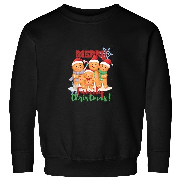 Discover Gingerbread Family Christmas Sweatshirts