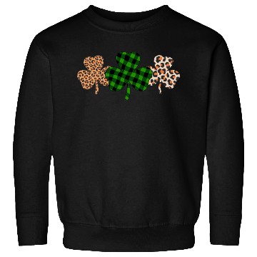 Discover St Patricks Day Lucky Irish Green Plaid Shamrock Sweatshirts
