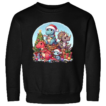Discover Dinosaurus Christmas tree Sweatshirts