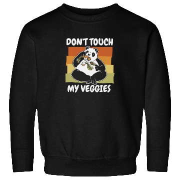 Discover Don't Touch My Veggies Panda Bear Friend Lover Sweatshirts
