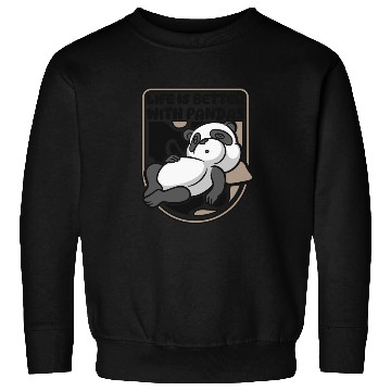 Discover Life Is Better With Pandas Panda Bear Friend Sweatshirts