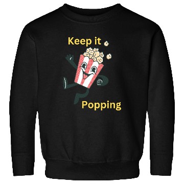 Discover Keep it popping! Popcorn Character! Sweatshirts